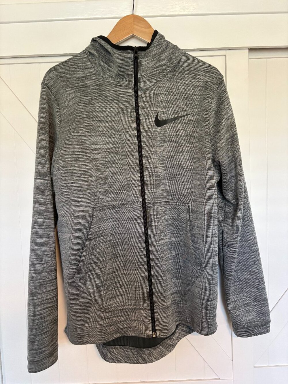 Nike Dri-FIT Performance Jacket Hoodie Men's Medium Charcoal Full Zip